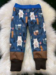 Zateplené soft kalhoty vel.98-104