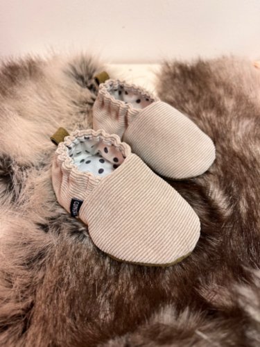 Dětské capáčky s koženou podrážkou