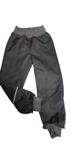 Softshellové kalhoty  vel 104 - Barva: Šedá