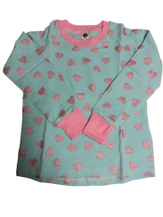 Dívčí tričko dl. rukáv vel 80 až 158