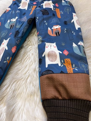 Zateplené soft kalhoty vel.98-104