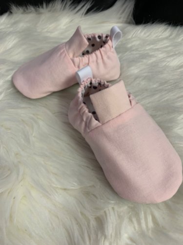 Dětské capáčky s koženou podrážkou