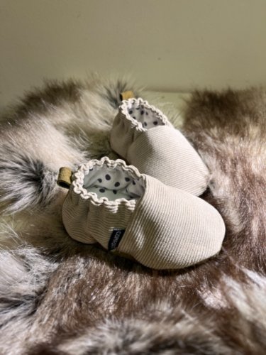 Dětské capáčky s koženou podrážkou