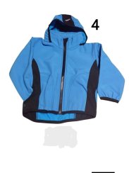 Modrá softshellová bunda vel. 86