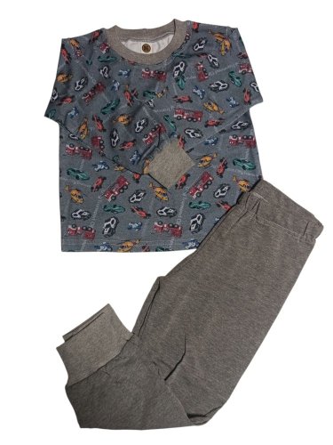 Pyžamo vzor s dopravními prostředky - Velikost : 98