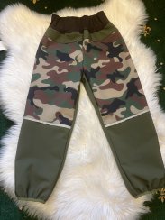 Softshellové kalhoty  vel 122