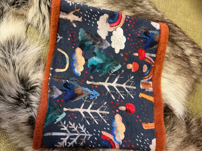 Zateplený bavlněný nákrčník