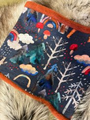 Zateplený bavlněný nákrčník