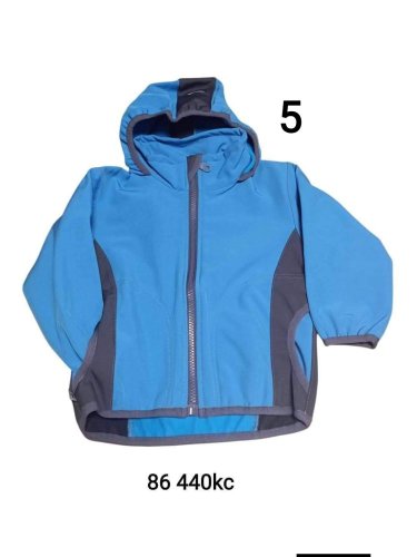 Modrá softshellová bunda vel. 86