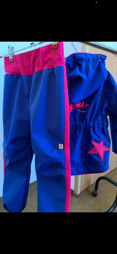 Softshellová souprava vel. 92 - 98