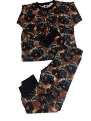 Pyžamo vzor traktory