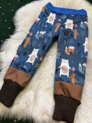 Zateplené soft kalhoty vel.98-104