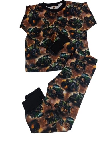 Pyžamo vzor traktory - Velikost : 98